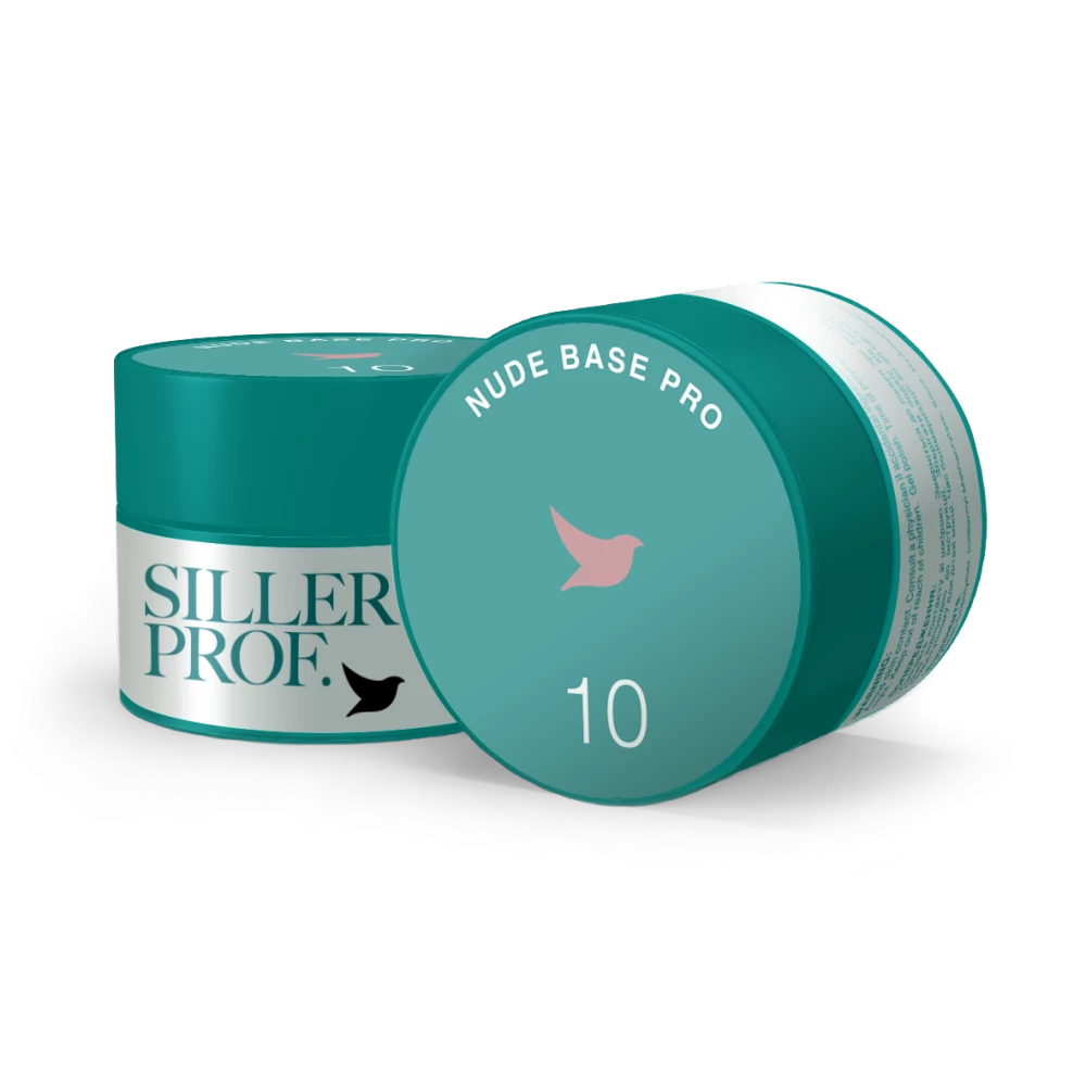Siller Nude Base Pro №10 - Камуфлююча кольорова база (світло-рожева), 30 мл