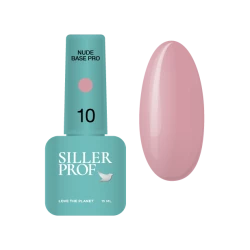 Siller Nude Base Pro №10 - Камуфлююча кольорова база (світло-рожева), 15 мл