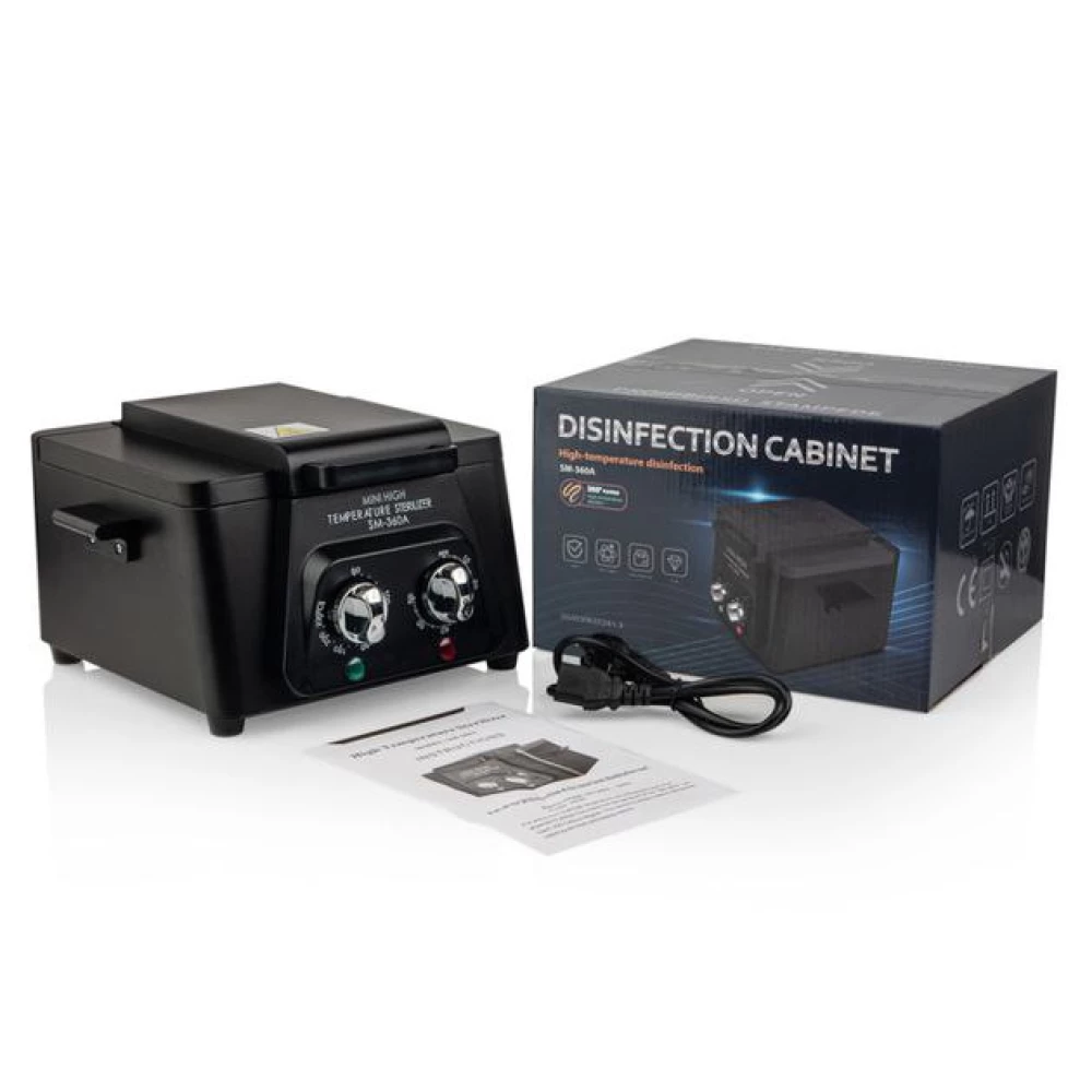 Сухожаровий шкаф SM-360А BLACK (механічне керування, лоток великого розміру)