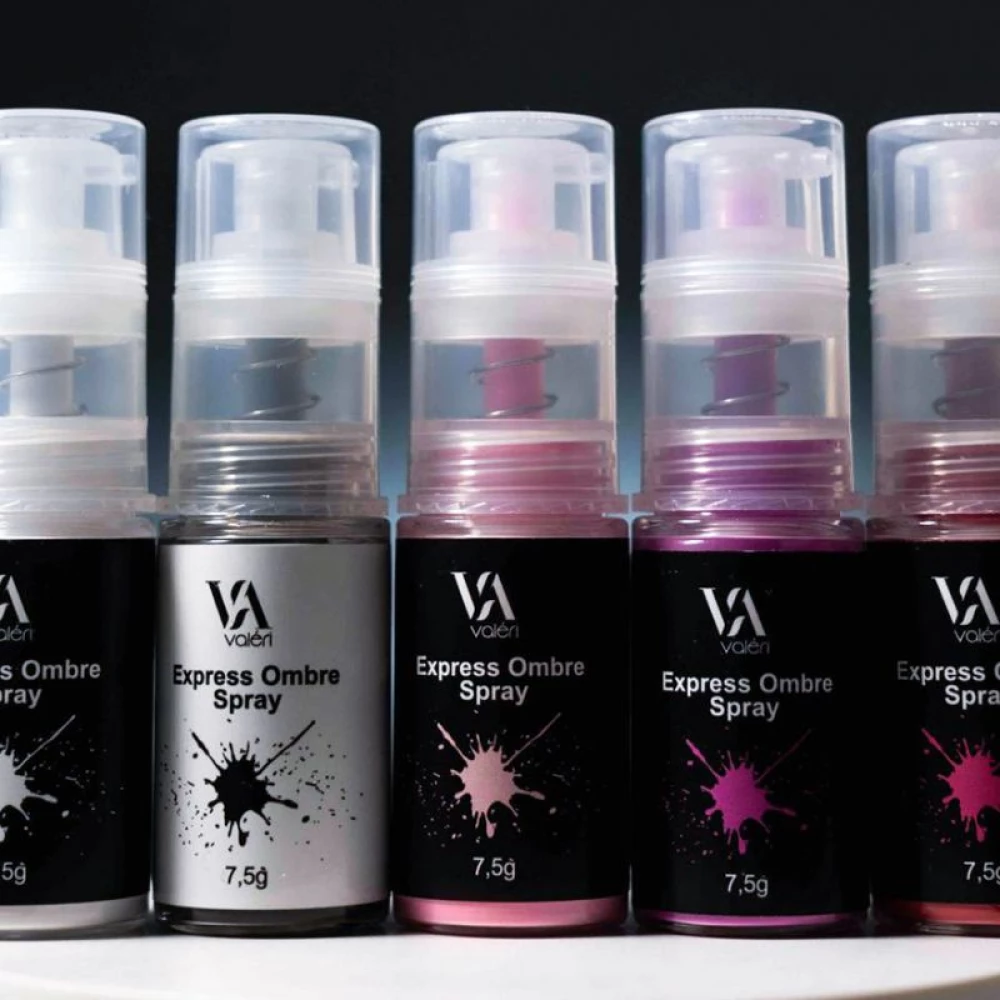 Спрей для эффекта омбре Valeri Express Ombre Spray №01 (белый), 7,5 г