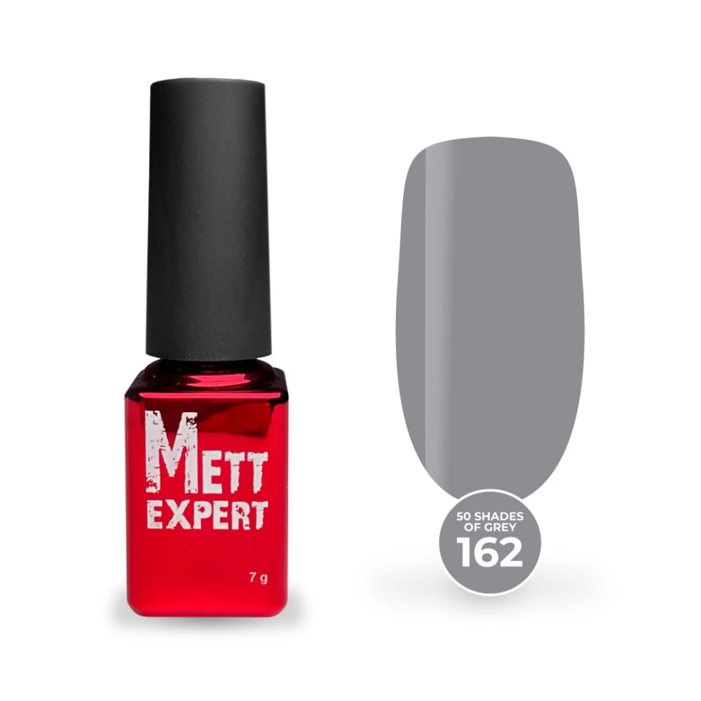 Гель-лак Mett Expert 50 shades of grey №162 Серо-голубой 7 г