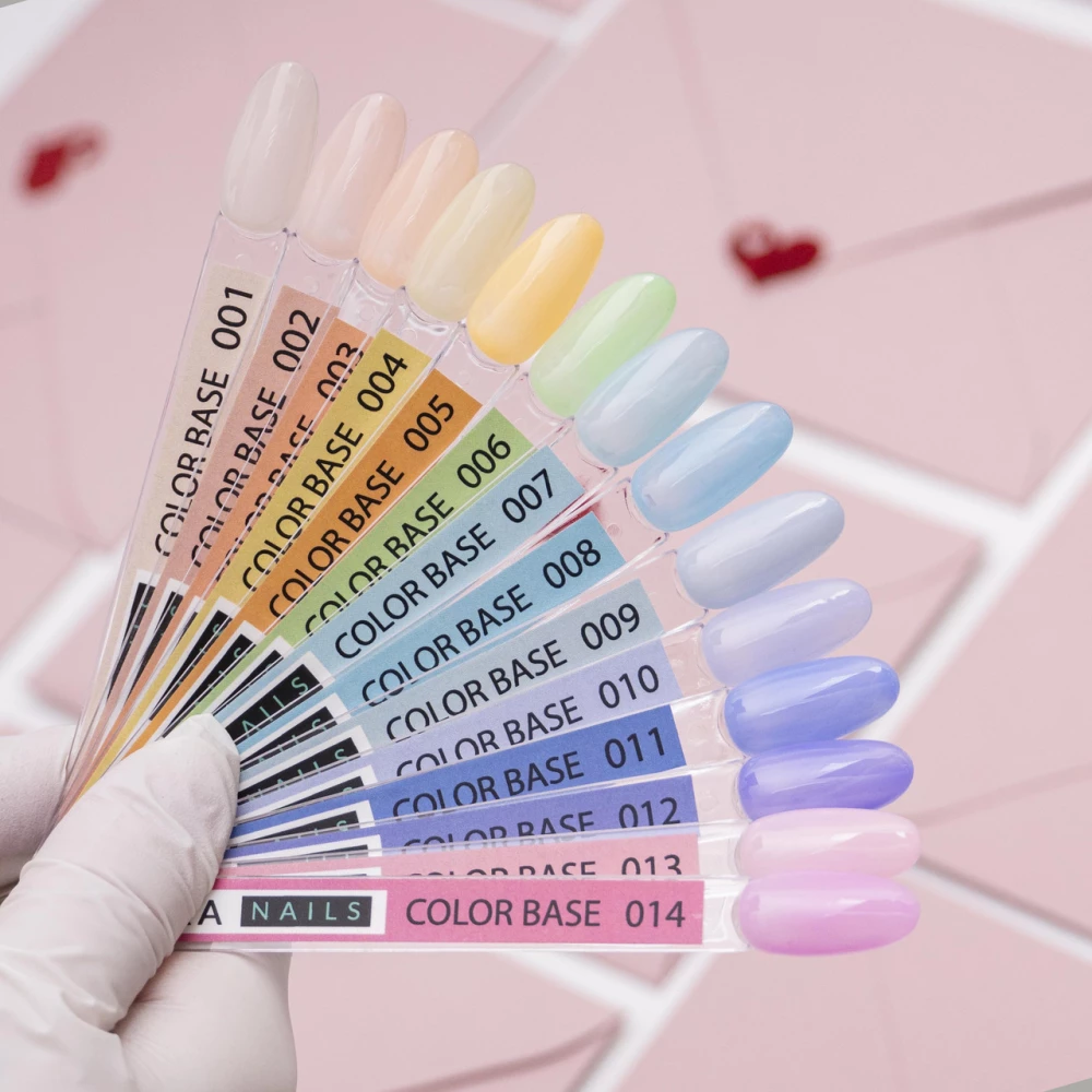 Kira Nails Color Base 002 (зефірно-рожевий), 6 мл
