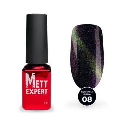 Гель-лак Mett Expert Katze 5D №08 Оливково-фіолетовий 7 г