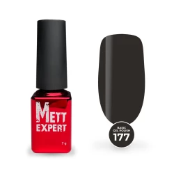 Гель-лак Mett Expert Basic gel polish №177 Черно-коричневый 7 г
