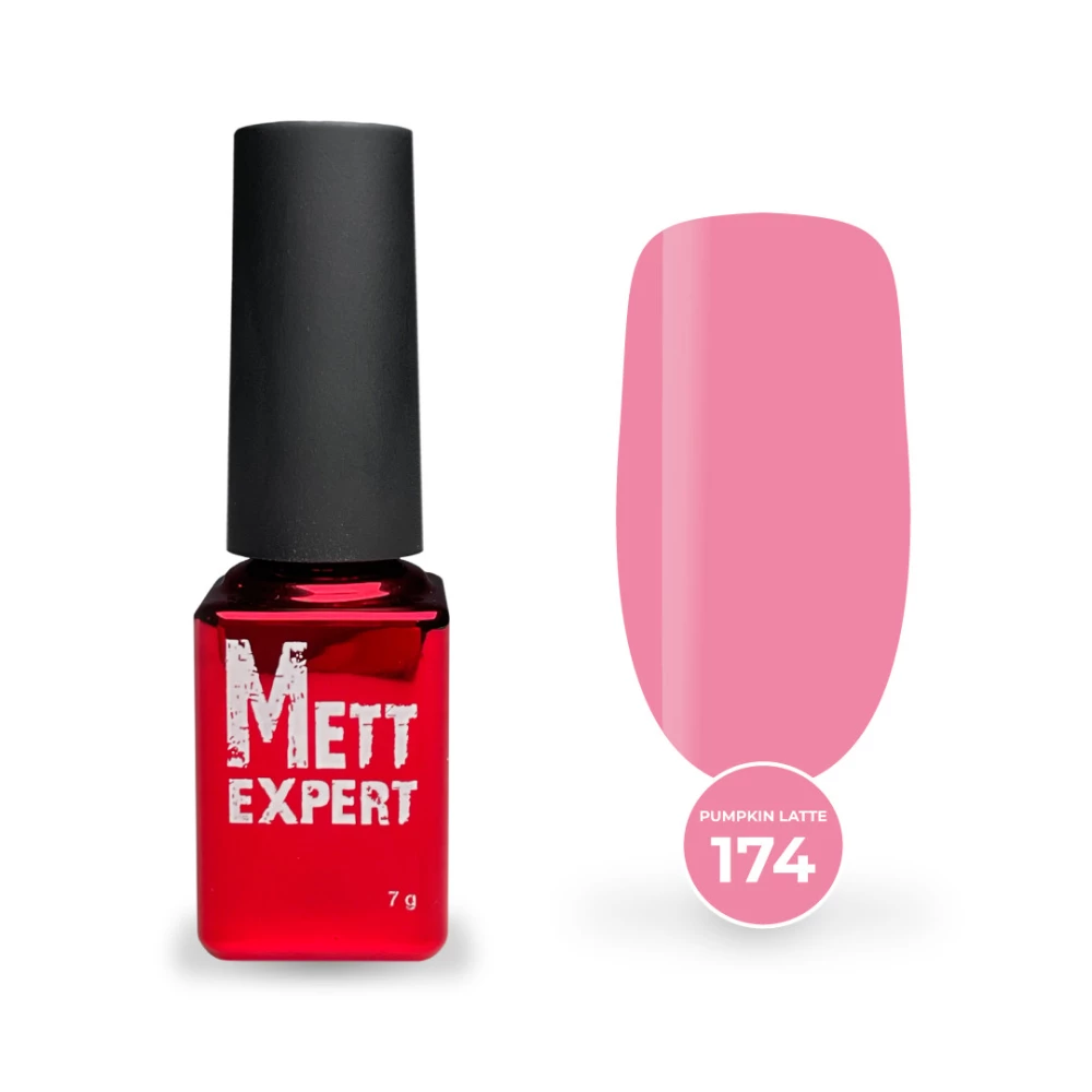 Гель-лак Mett Expert Pampkin latte collection №174 Блідо-ліловий 7 г