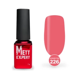 Гель-лак Mett Expert Summer time collection №226 Оранжево-рожевий 7 г