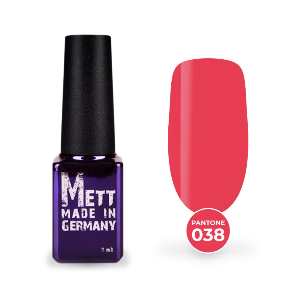 Гель-лак Mett Expert Раntone collection №038 Кораловий 7 г