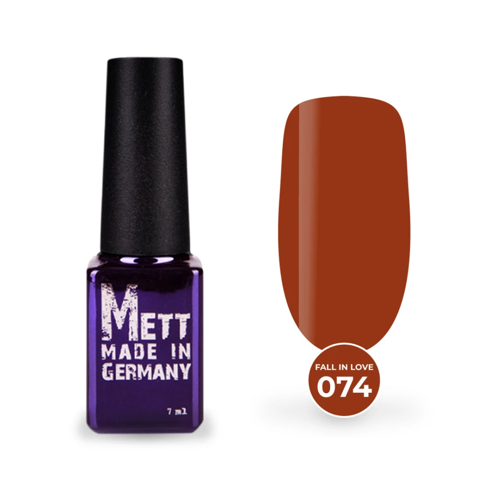 Гель-лак Mett Expert Fall in love collection №074 Рыжий 7 г