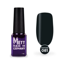 Гель-лак Mett Expert Раntone collection №081 Чорний 7 г