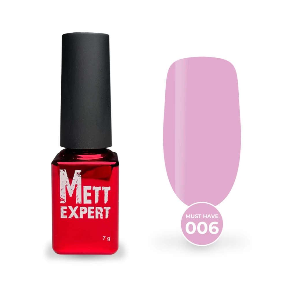 Гель-лак Mett Expert Must have №006 Біло-ліловий 7 г