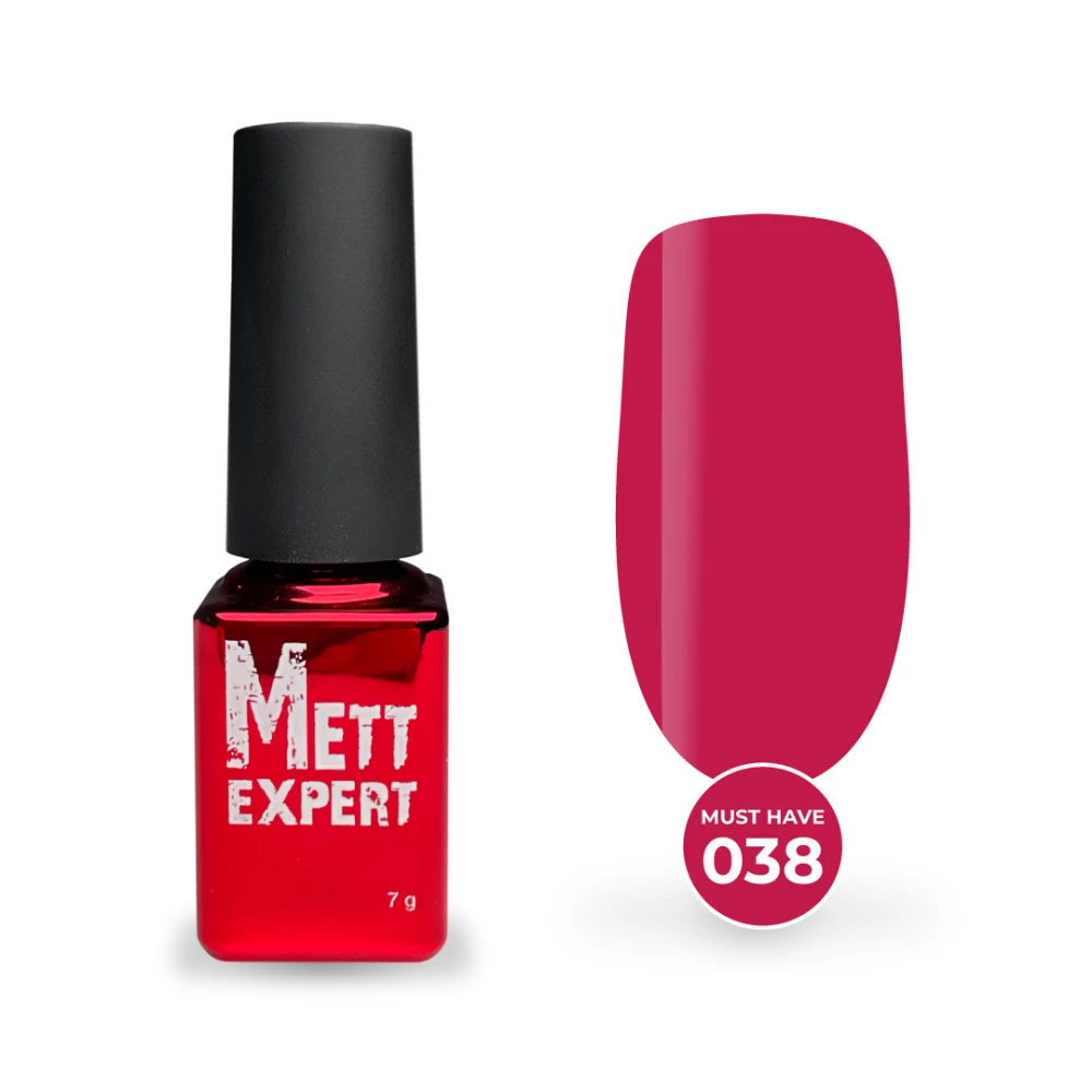 Гель-лак Mett Expert Must have №038 Фуксія 7 г