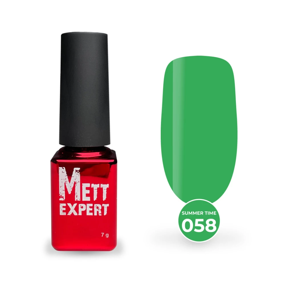 Гель-лак Mett Expert Summer time collection №058 Салатовий 7 г