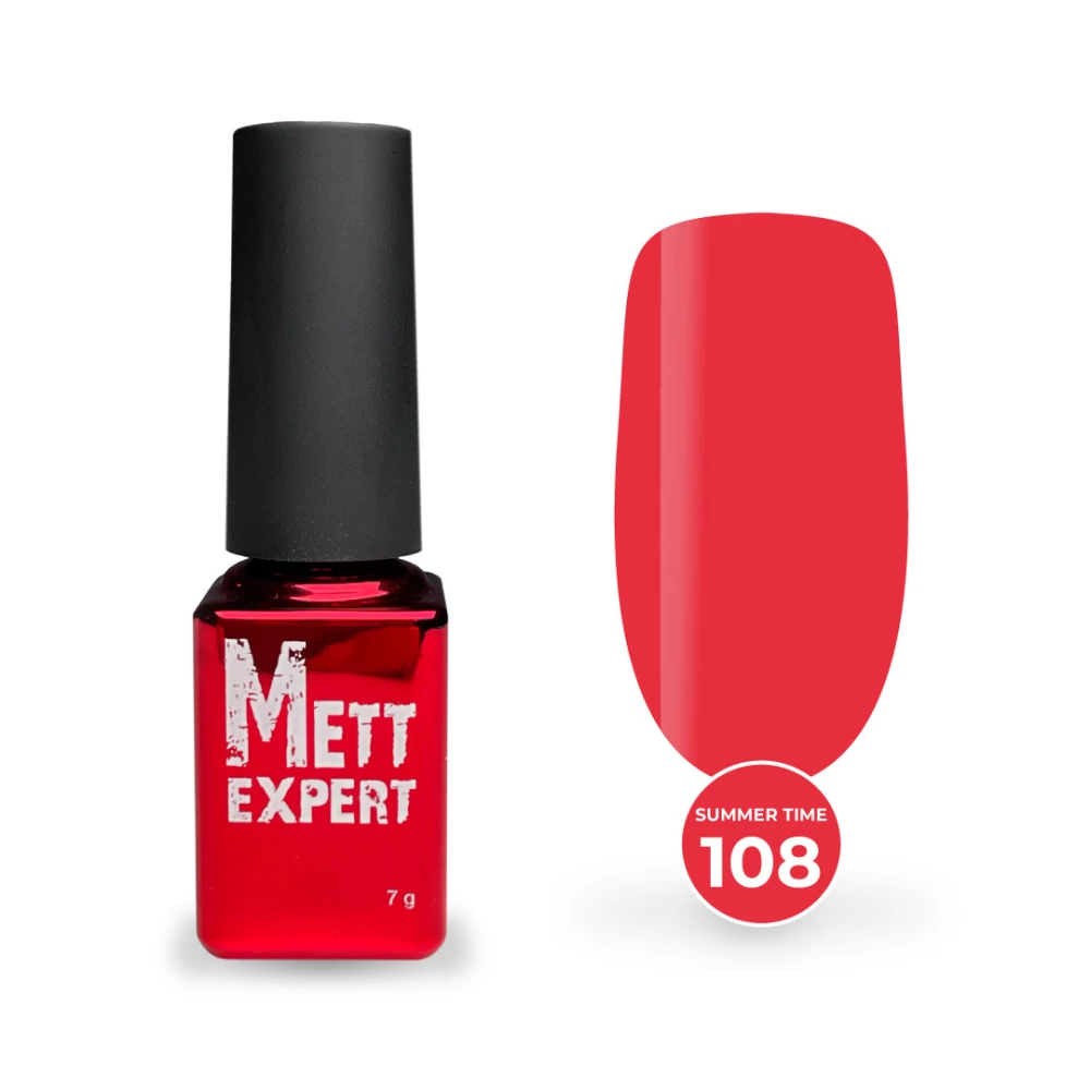 Гель-лак Mett Expert Summer time collection №108 Лососевий 7 г