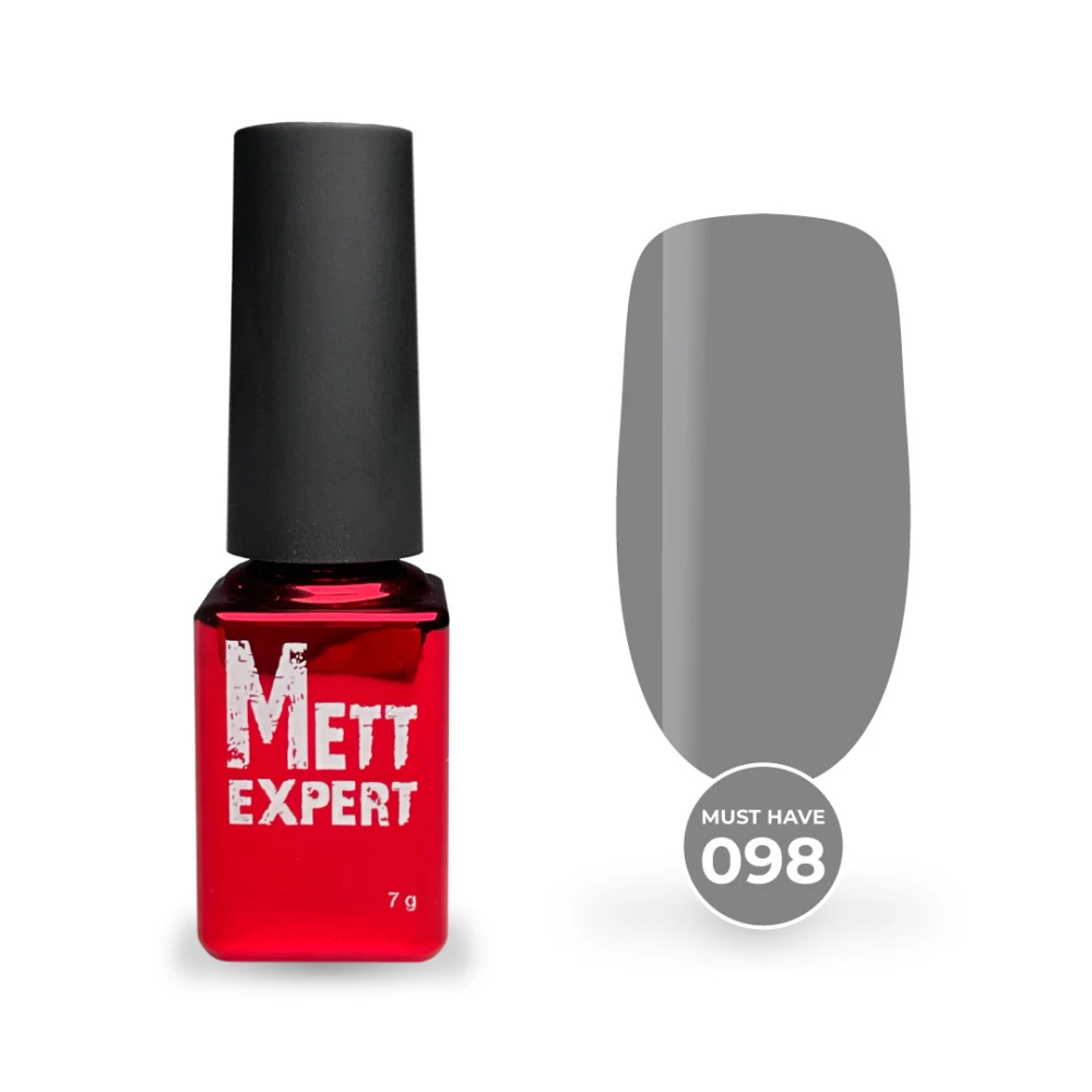 Гель-лак Mett Expert Must have №098 Світло-сірий 7 г