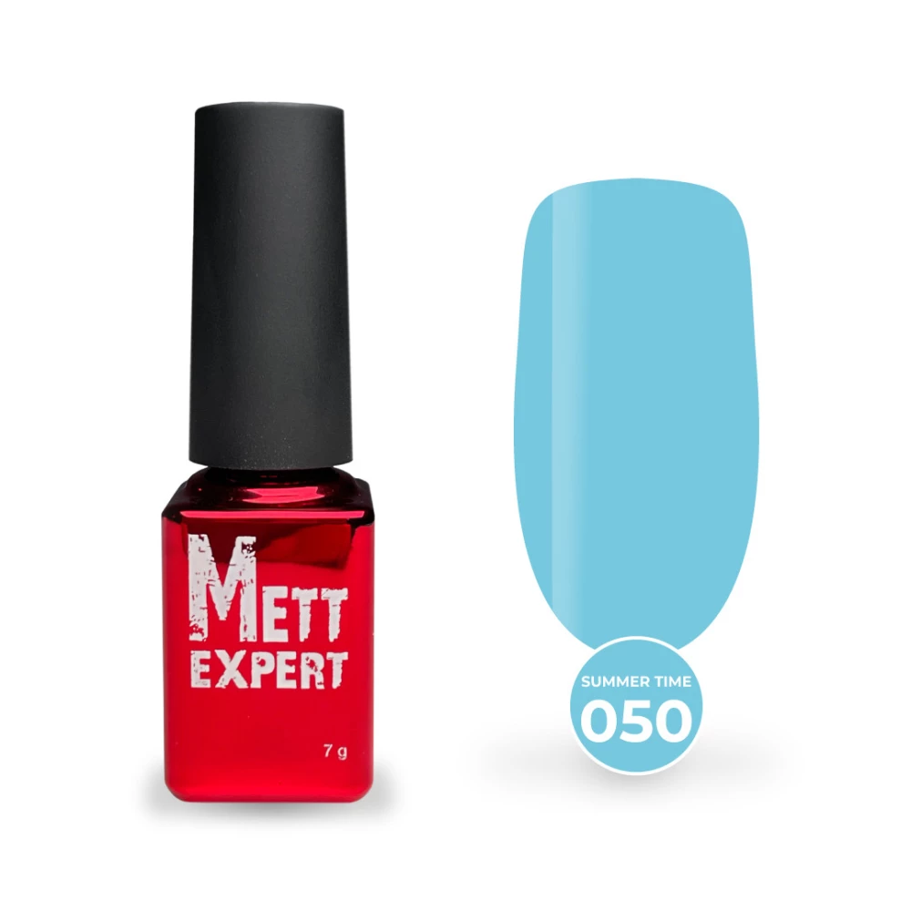 Гель-лак Mett Expert Summer time collection №050 Блакитний 7 г