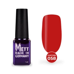 Гель-лак Mett Expert Раntone collection №058 Червоний 7 г