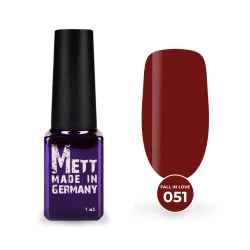 Гель-лак Mett Expert Fall in love collection №051 Бордовый 7 г