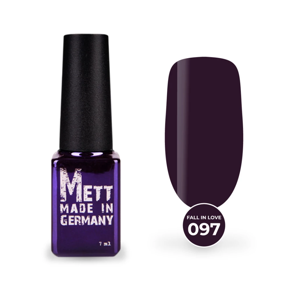 Гель-лак Mett Expert Fall in love collection №097 Фіолетово-червоний 7 г