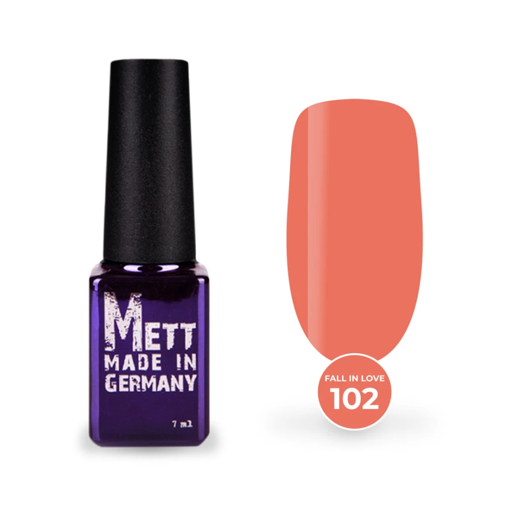 Гель-лак Mett Expert Fall in love collection №102 Бежева карамель 7 г