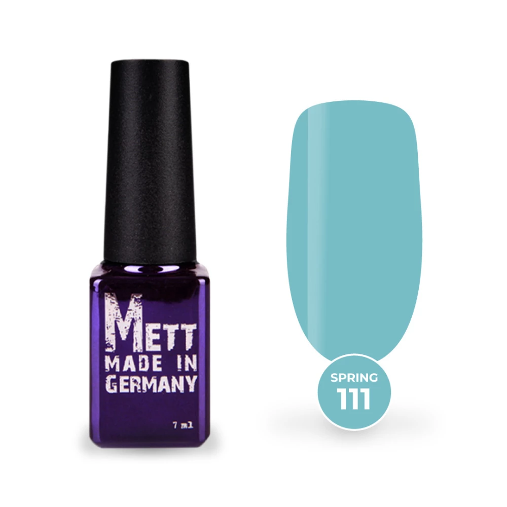 Гель-лак Mett Expert Spring colors №111 Аквамарин 7 г