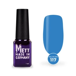 Гель-лак Mett Expert Fall in love collection №117 Голубой 7 г Гель-лак Mett Expert Fall in love collection №117 Голубой 7 г