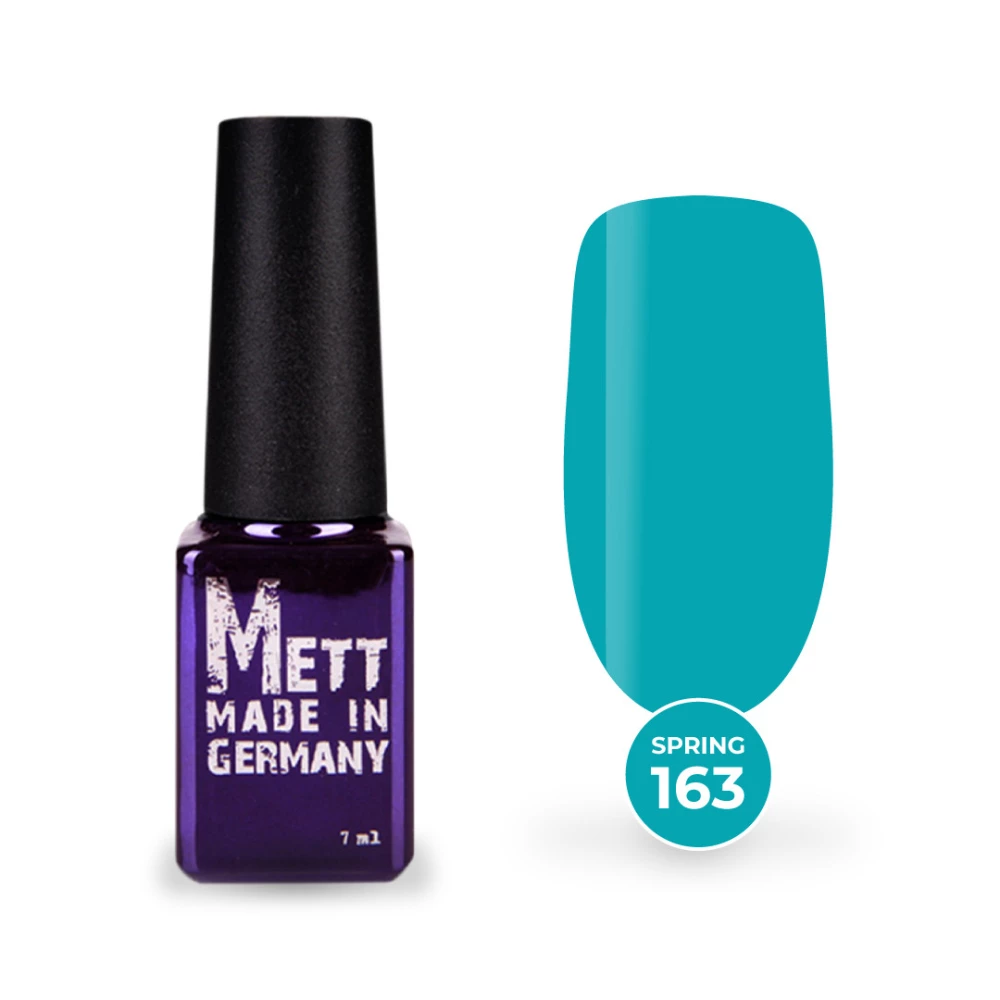 Гель-лак Mett Expert Spring colors №163 Бирюзовый 7 г