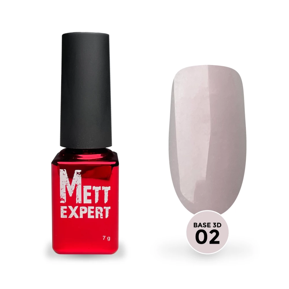 Камуфлювальна каучукова база Mett Expert 3D Base №02 Ніжно-рожева 7 г