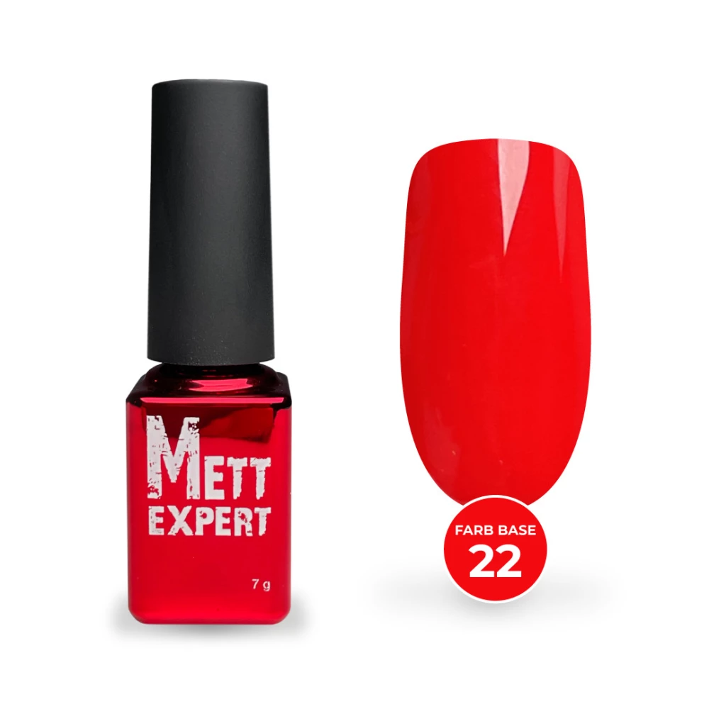 Цветная база Mett Expert Farb Base №22 Красный мак 7 г