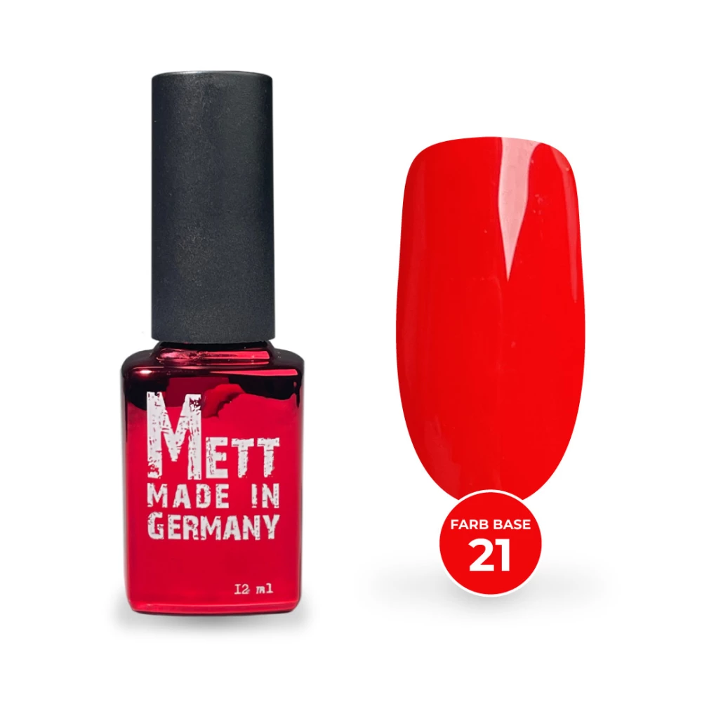 Кольорова база Mett Expert Farb Base №21 Червоний 12 г