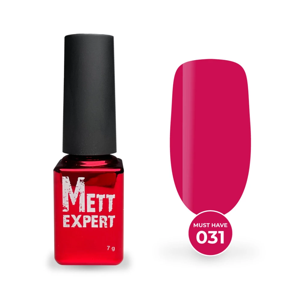 Гель-лак Mett Expert Must have №031 Глибокий рожевий 7 г