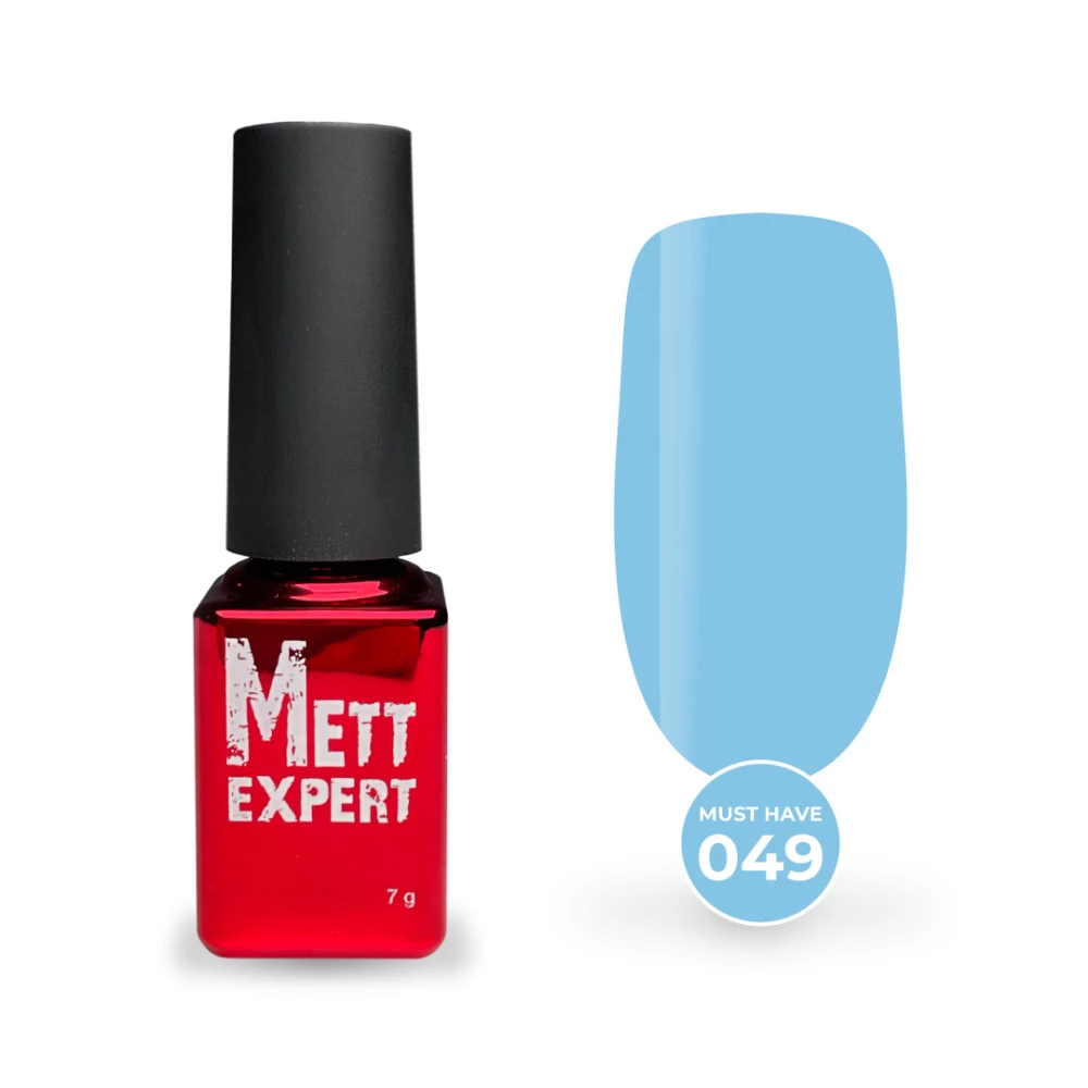 Гель-лак Mett Expert Must have №049 Блідо-волошковий 7 г