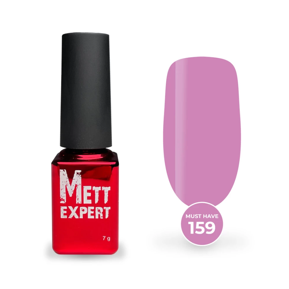 Гель-лак Mett Expert Must have №159 Яскраво-бузковий 7 г
