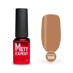 Гель-лак Mett Expert Must have №186 светло-коричневый 7 г