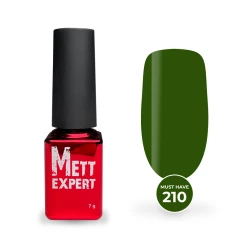 Гель-лак Mett Expert Must have №210 Темно-оливковый 7 г