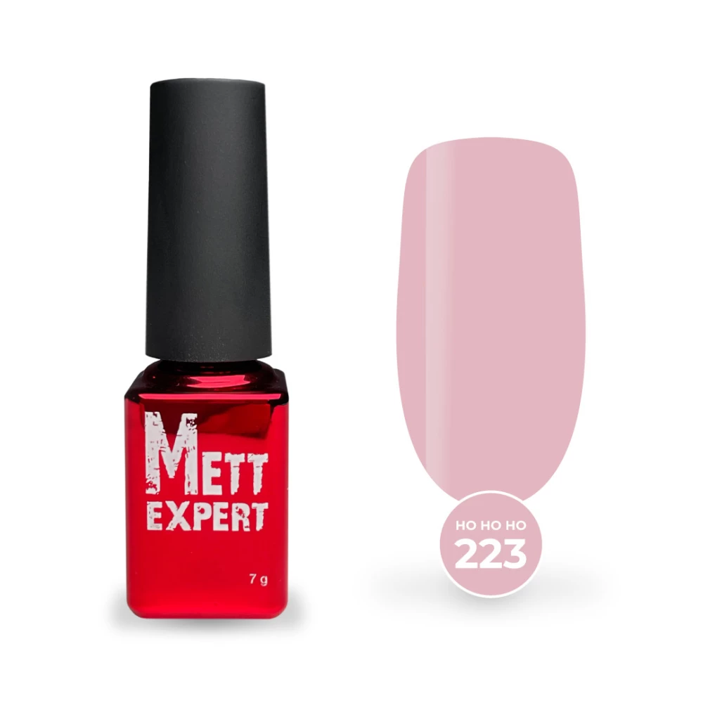 Гель-лак Mett Expert HO HO HO №223 Блідо-рожевий 7 г