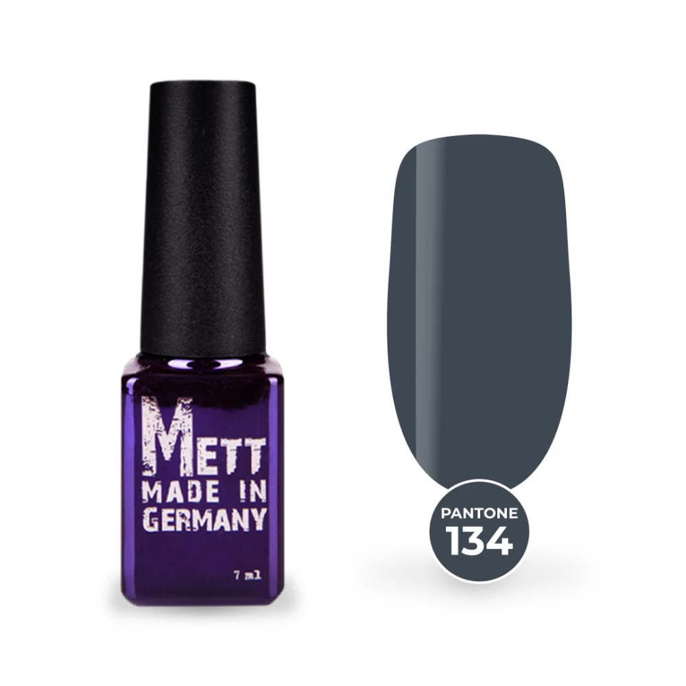 Гель-лак Mett Expert Раntone collection №134 Сине-серый 7 г