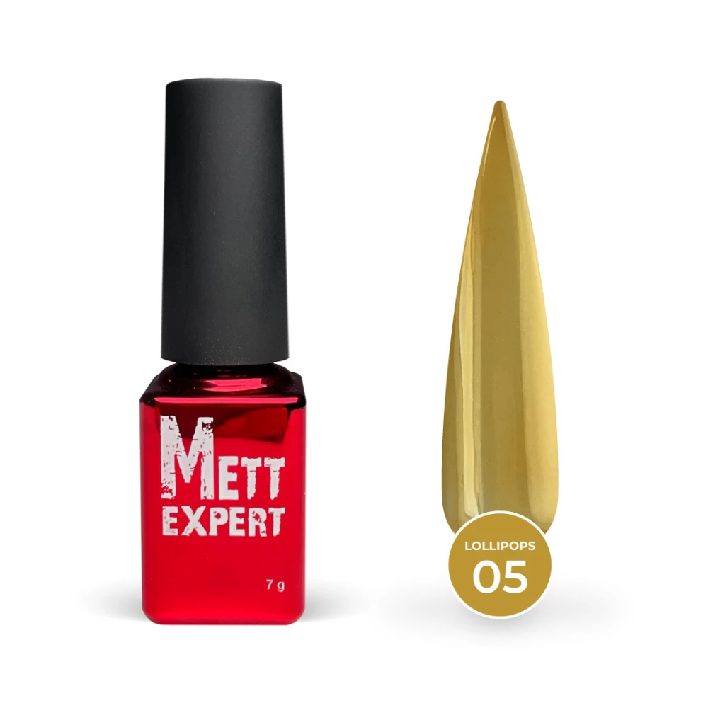 Гель-лак Mett Expert Lollipops №05 Желтый 7 г