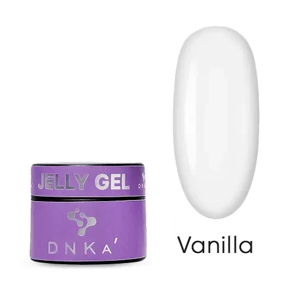 DNKa Гель-желе для нігтів Gelly Gel 0002 Vanilla, 15 мл