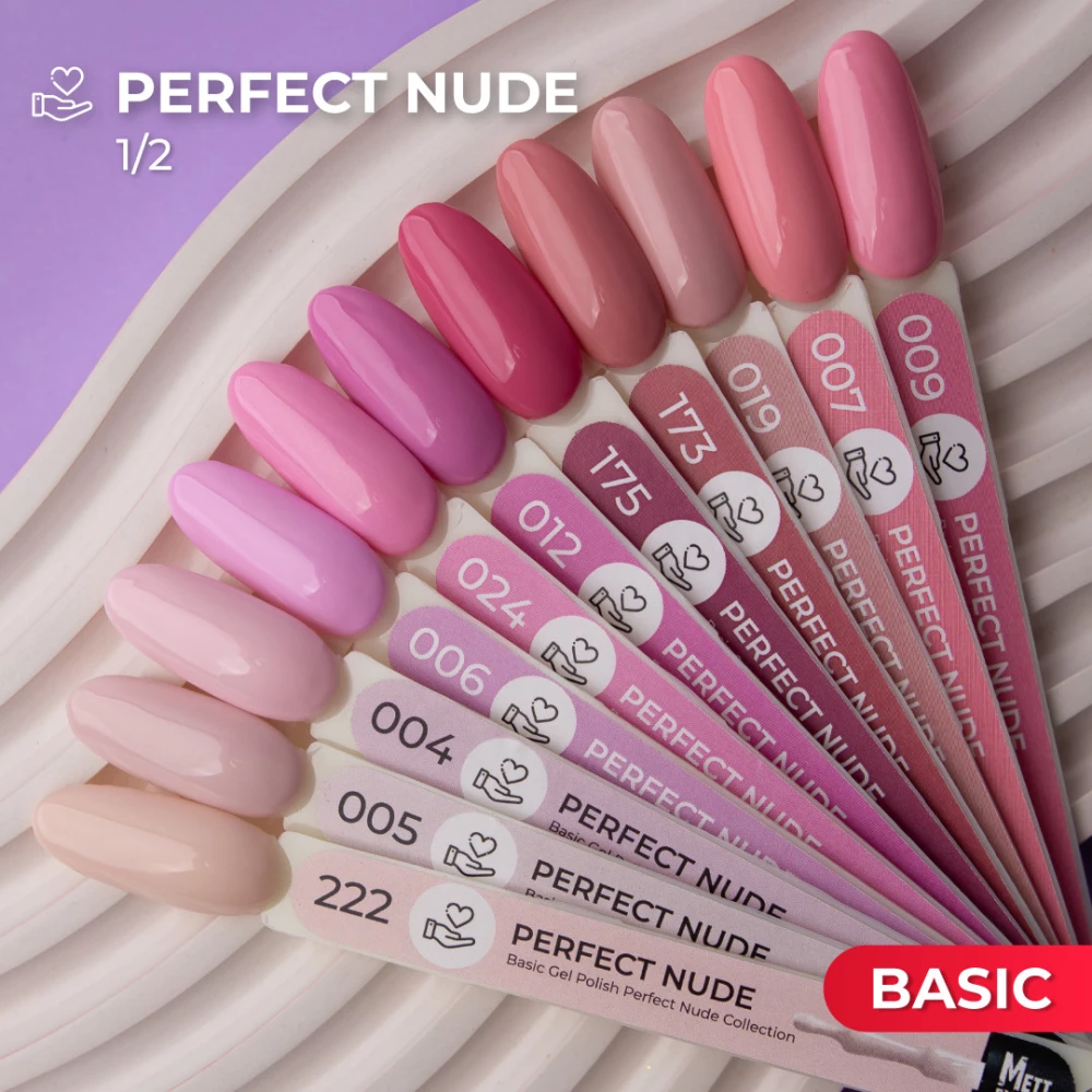 Гель-лак Mett Expert Perfect nude №005 Блідо-рожевий 7 г