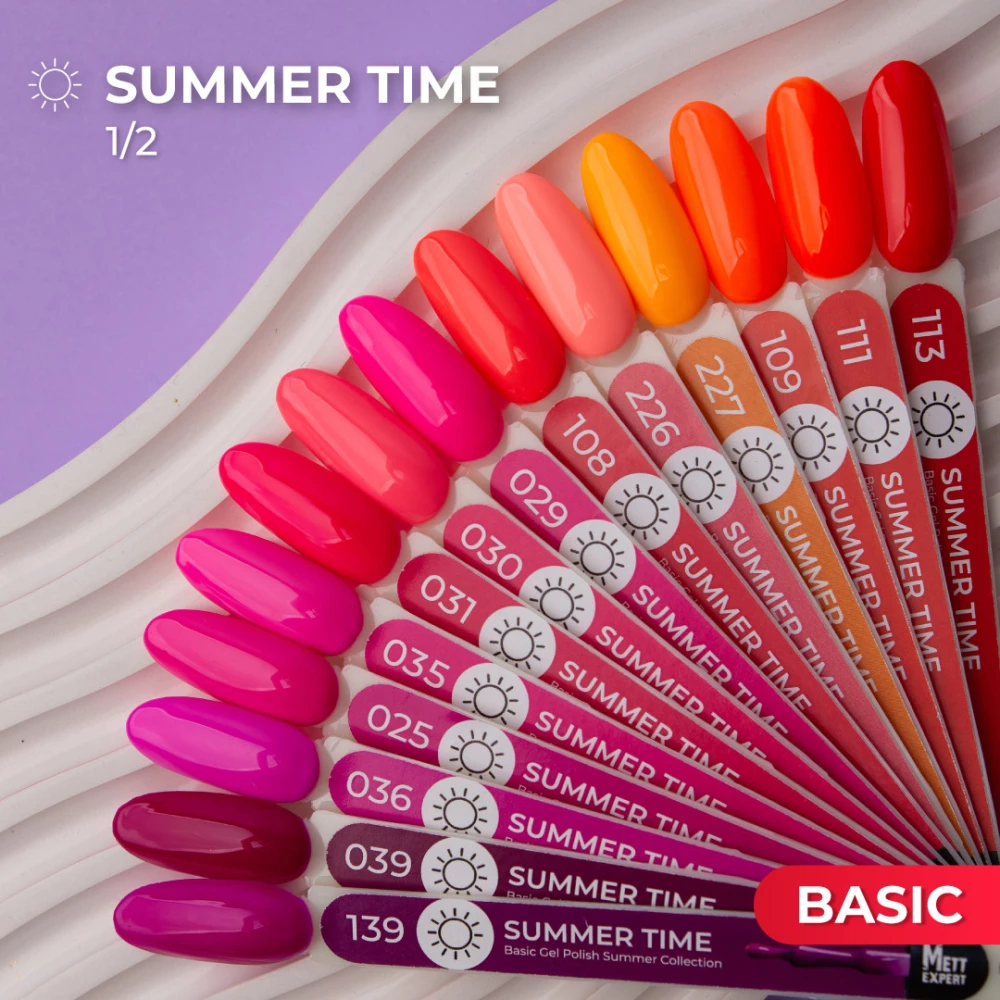 Гель-лак Mett Expert Summer time collection №108 Лососевий 7 г