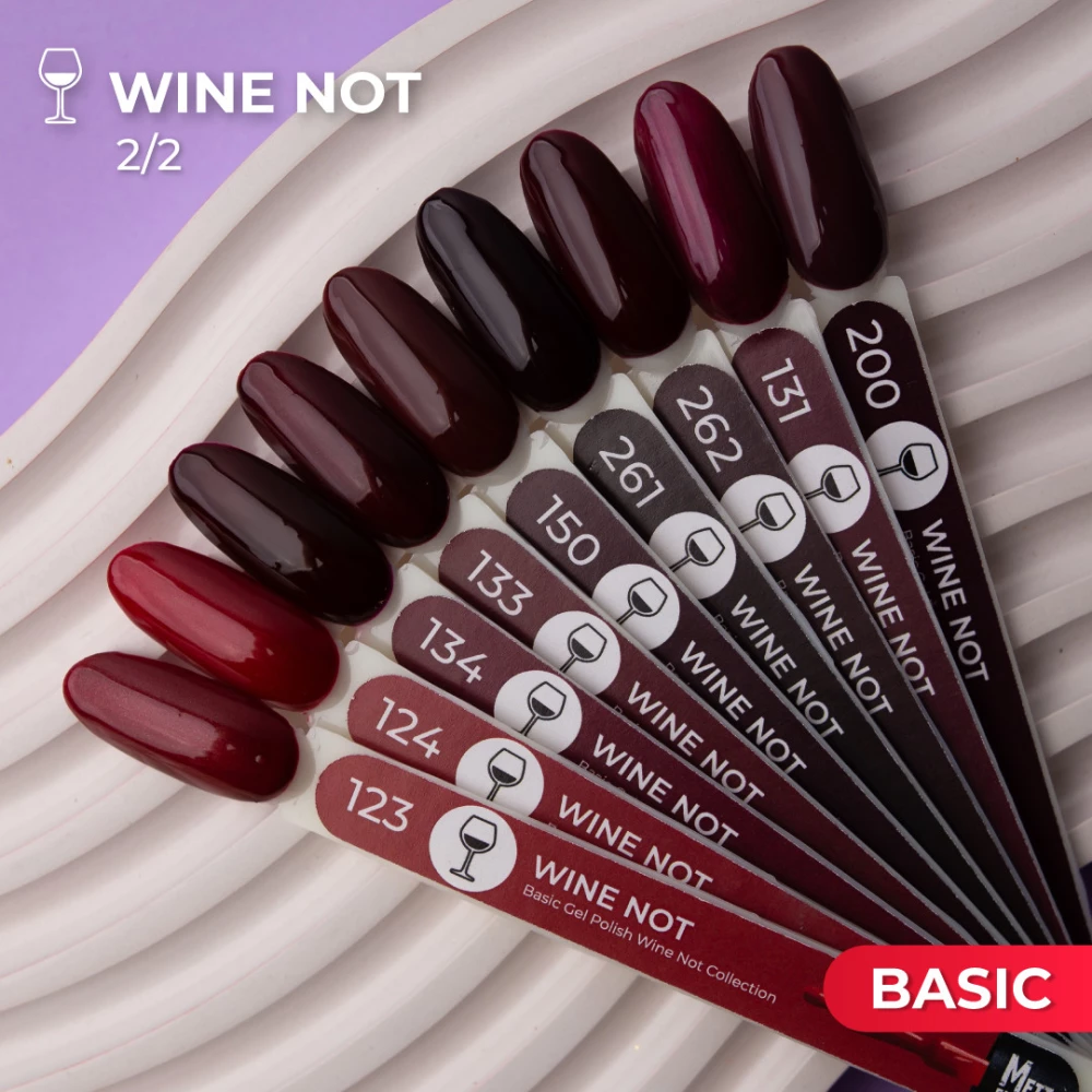 Гель-лак Mett Expert Wine not №131 Винный с шиммером 7 г