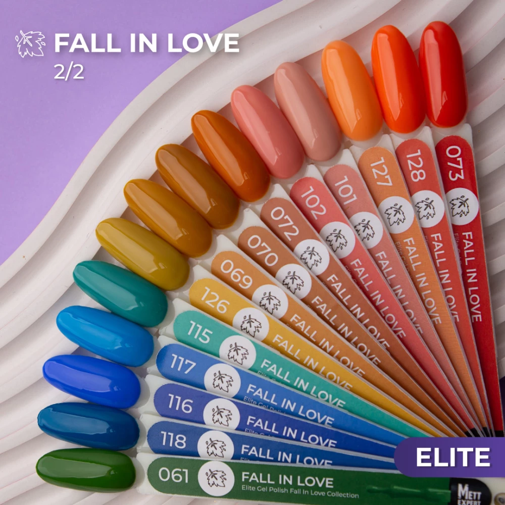 Гель-лак Mett Expert Fall in love collection №128 Манго 7 г