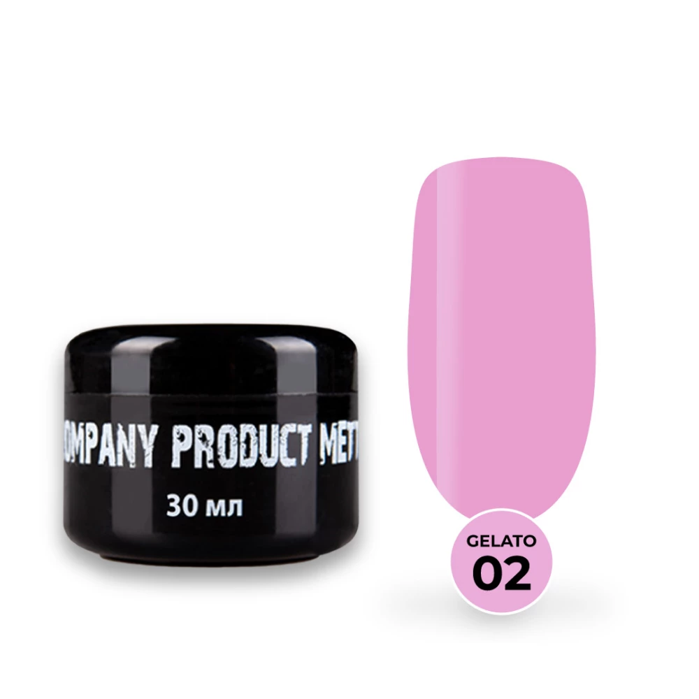 Рідкий гель Mett Expert Liquid gels Gelato №02 Raspberry Ніжно-рожевий 30 г