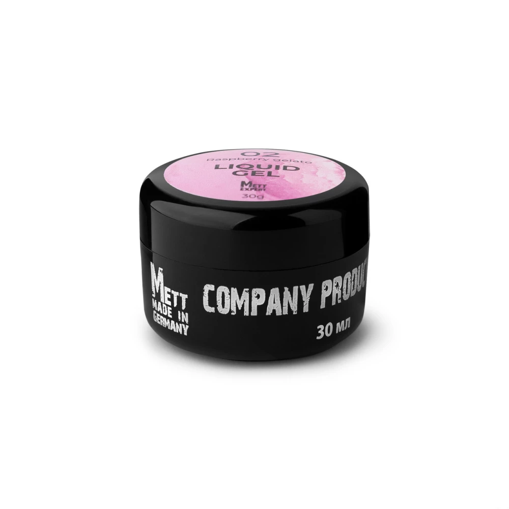 Рідкий гель Mett Expert Liquid gels Gelato №02 Raspberry Ніжно-рожевий 30 г