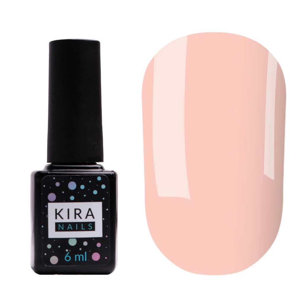 Kira Nails Color Base 001 (рожевий нюд), 6 мл