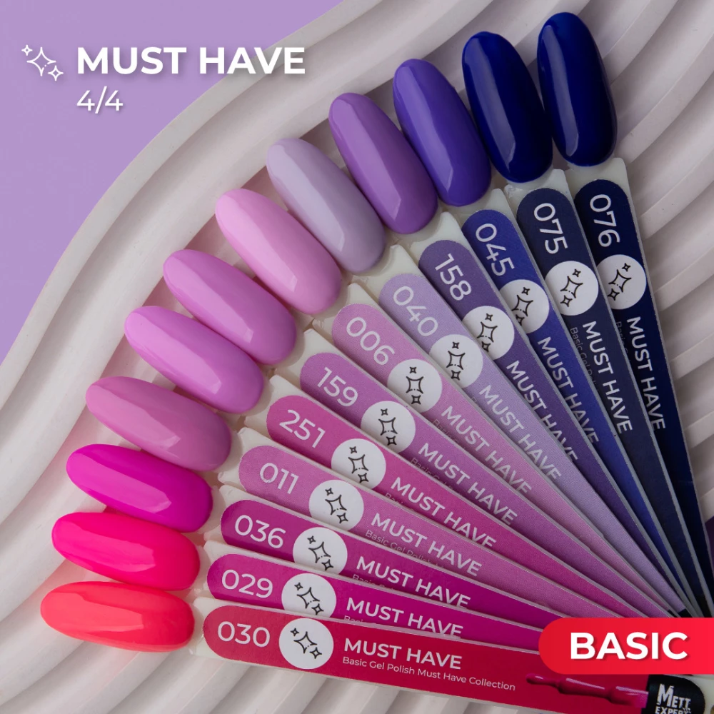 Гель-лак Mett Expert Must have №036 Темна гвоздика 7 г