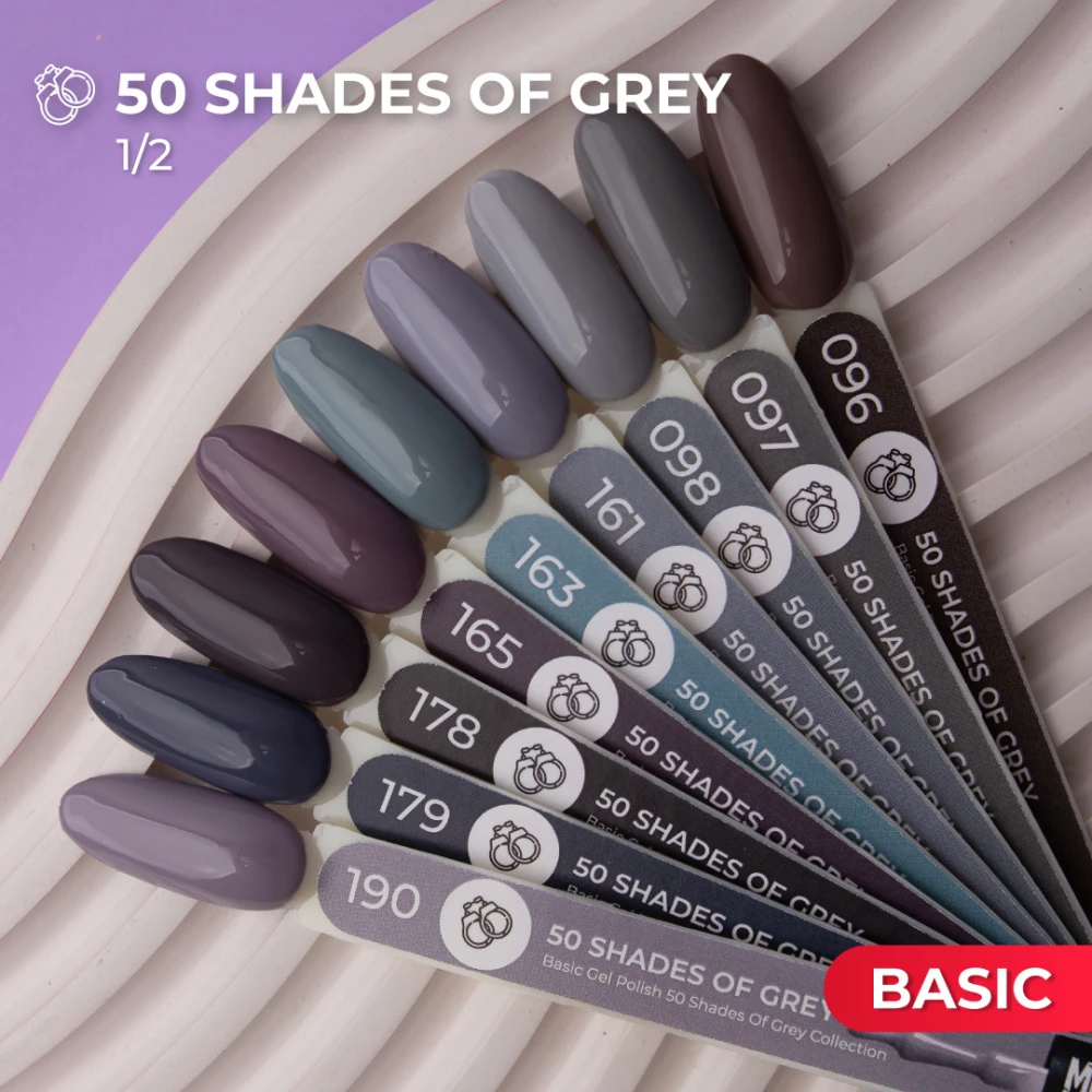 Гель-лак Mett Expert 50 shades of grey №165 Сіро-фіолетовий 7 г