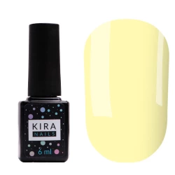 Kira Nails Color Base 004 (банановий жовтий), 6 мл