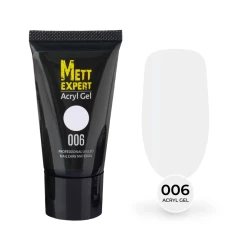 Акрил гель Mett Expert Acryl Gel White №006 Белый 60 г