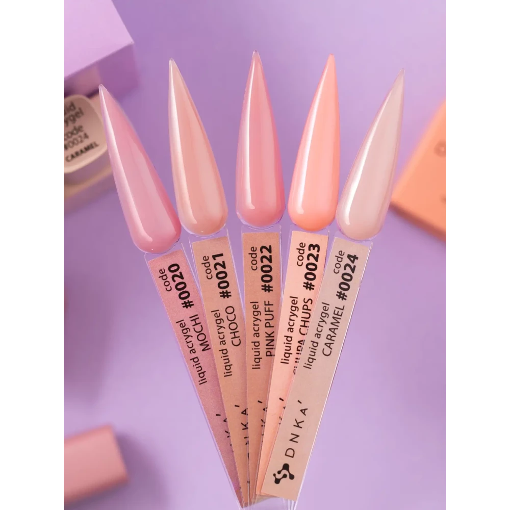 DNKa Жидкий гель для ногтей Liquid Acrygel 0020 Mochi, 12 мл